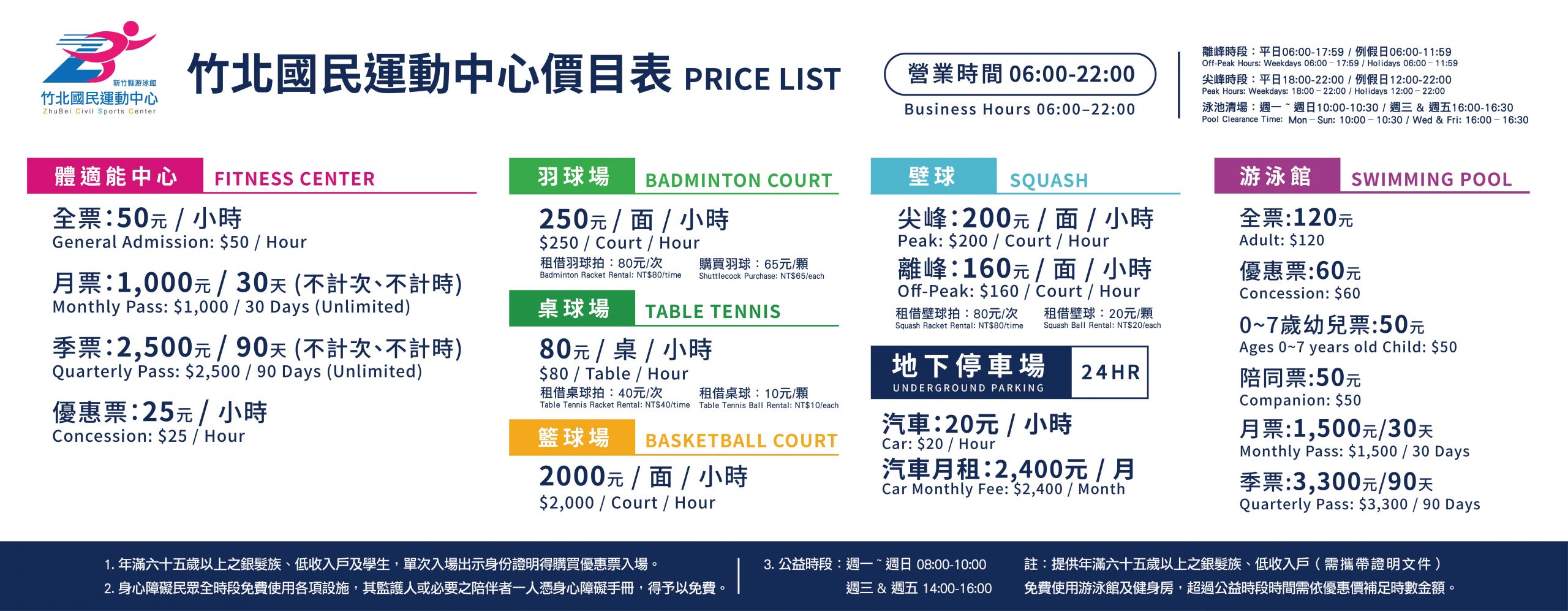 竹北國民運動中心收費– 竹北國民運動中心